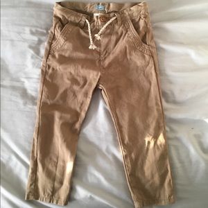 Zara boys drawstring pants size 2/3
